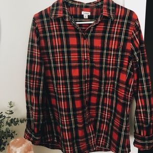 LL Bean Relaxed Fit Flannel